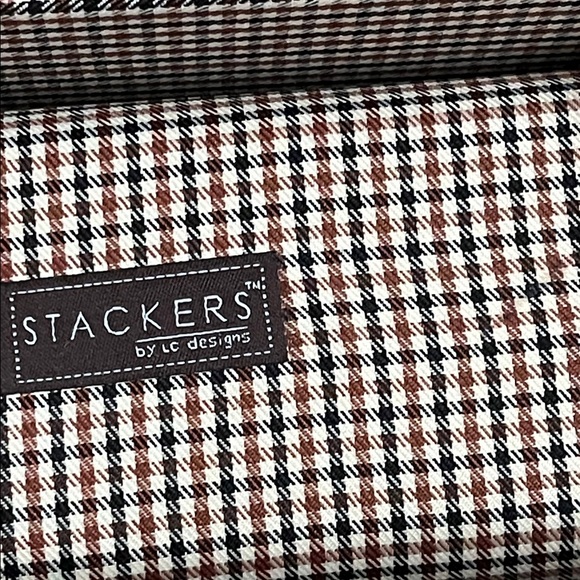 Stackers Brown Jewelry Organizer with Checkered Interior - Picture 6 of 16